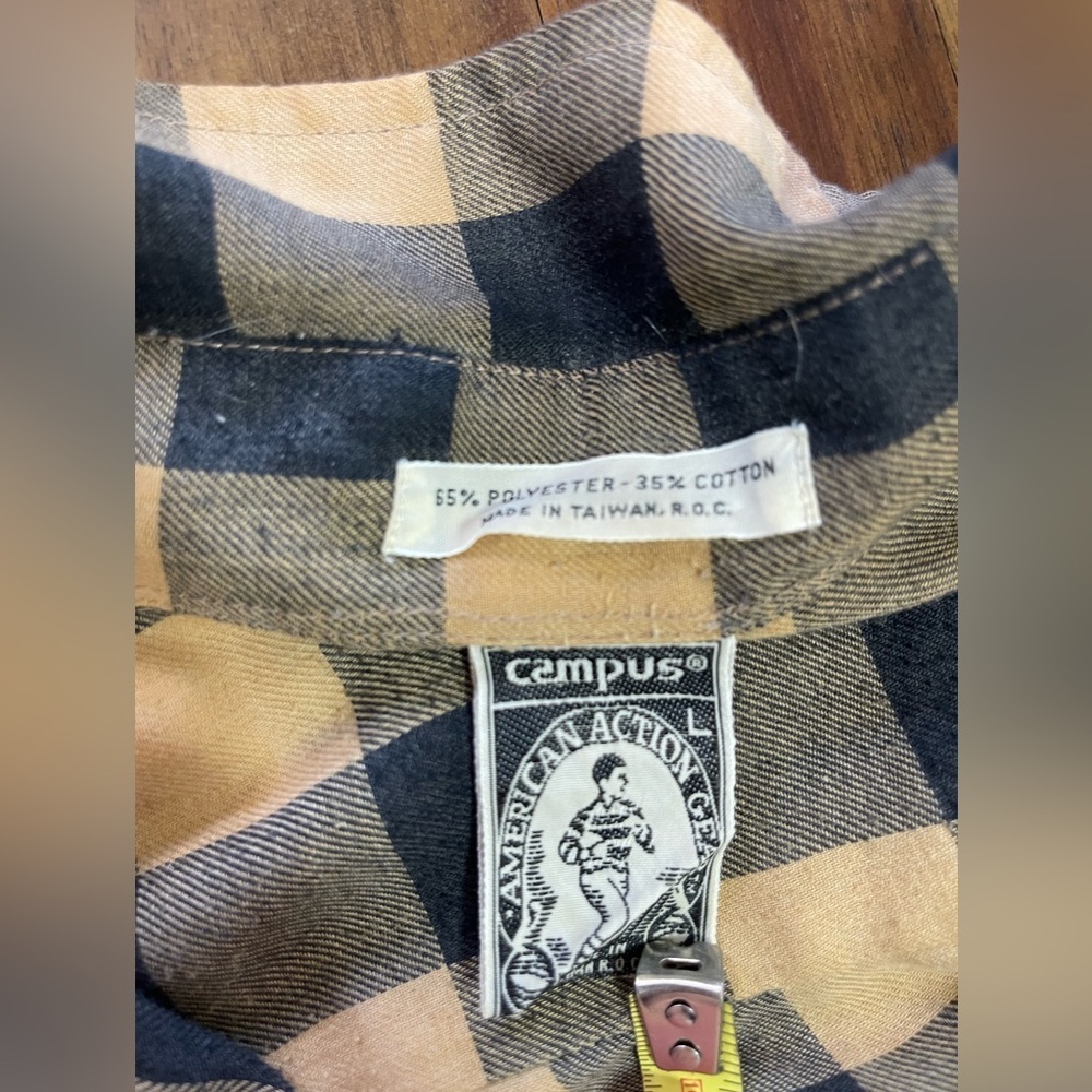 Campus vintage Checkered button down Shirt - Picture 6 of 9